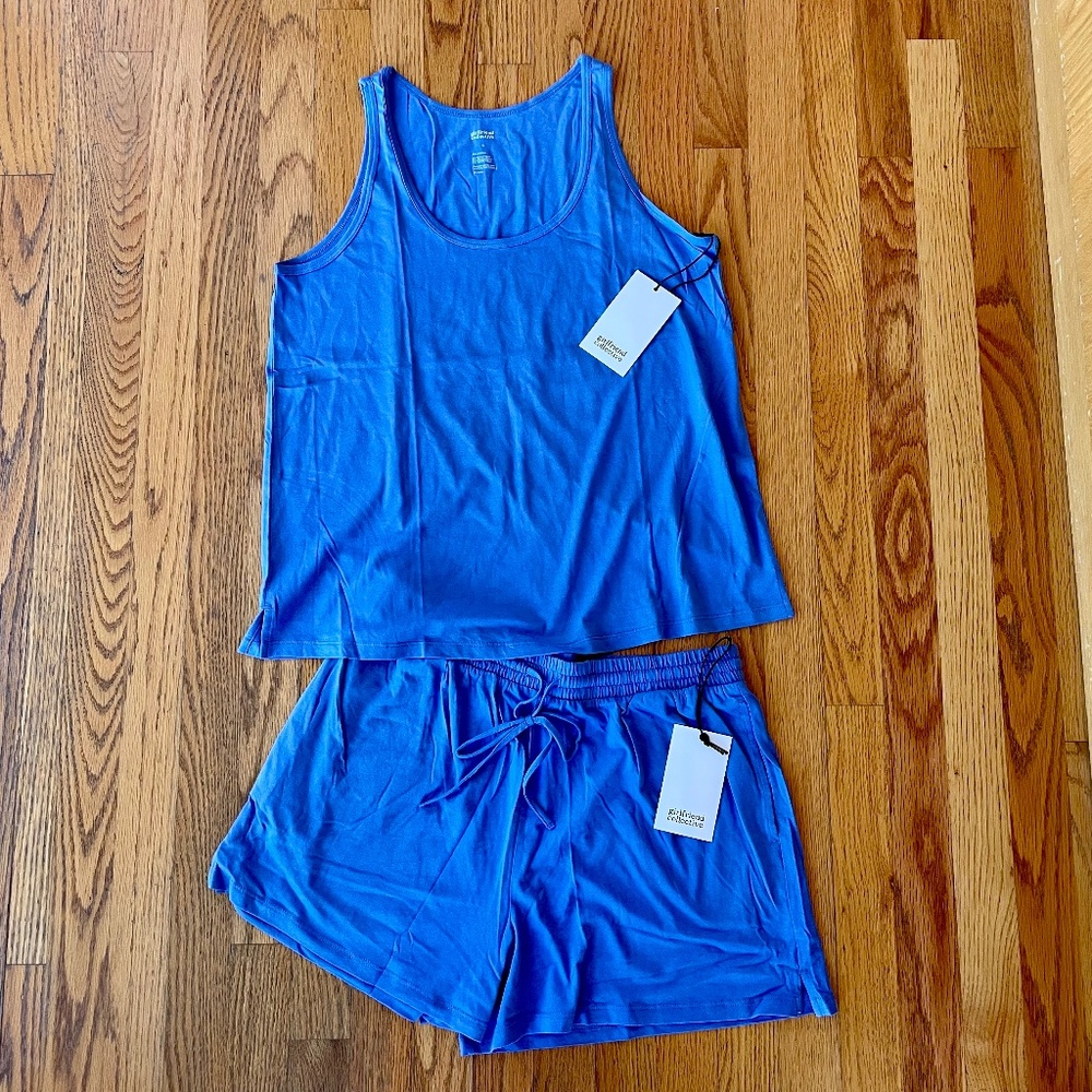 Girlfriend Collective Twilight Tank & Snooze Short Set